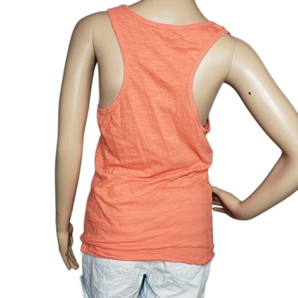 Left-Handed Super Power Tank Top Orange Pimatee size XL Cotton blend - Picture 3 of 8